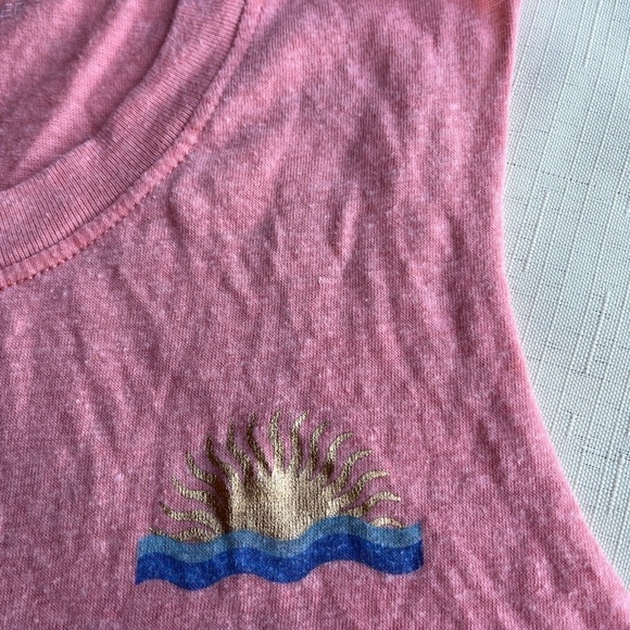 Spiritual Gangster XL Horizon muscle Tank in flamingo - Picture 5 of 8